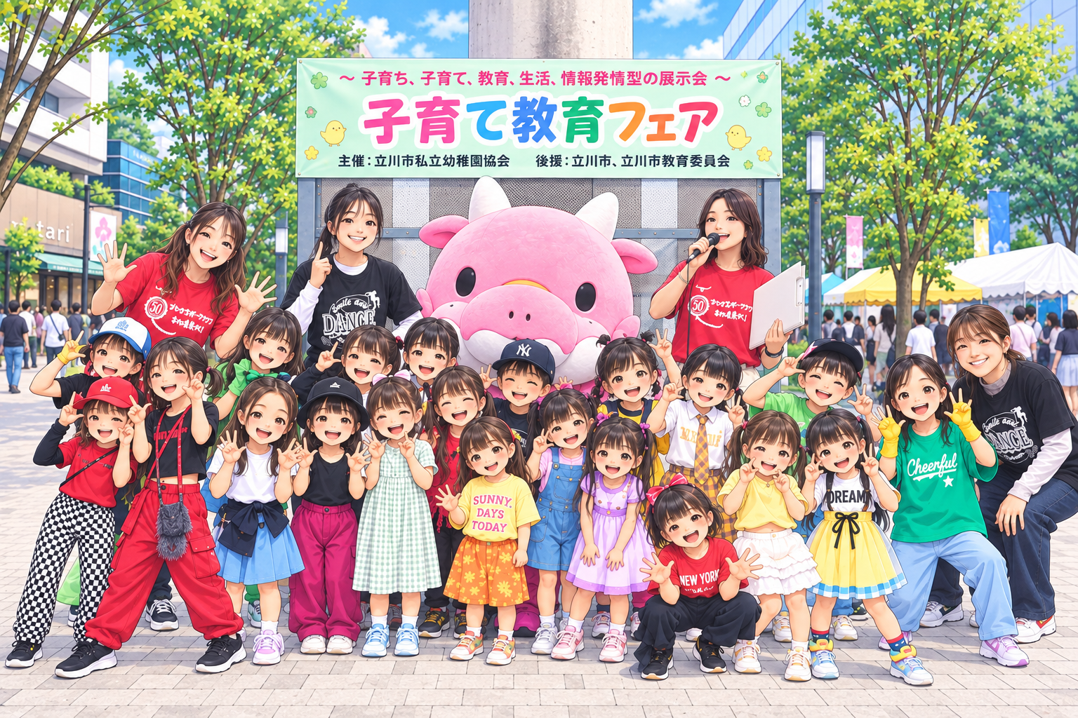 立川子育て教育フェア かいじゅうたいそう・ダンスイベント